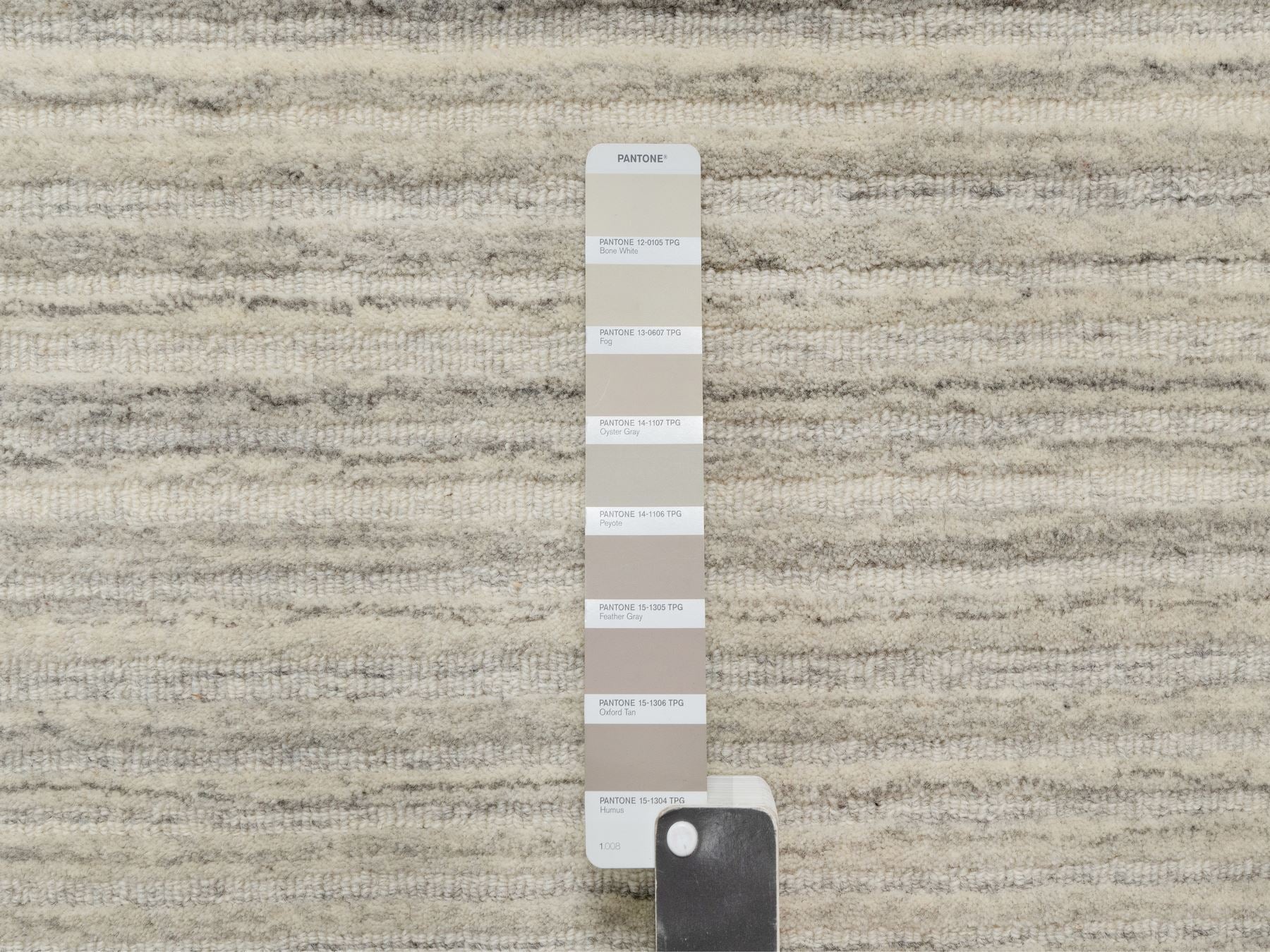 Modern / Contemporary hand-knotted wool runner in Beige, 2'6" x 10'0", SKU O090717