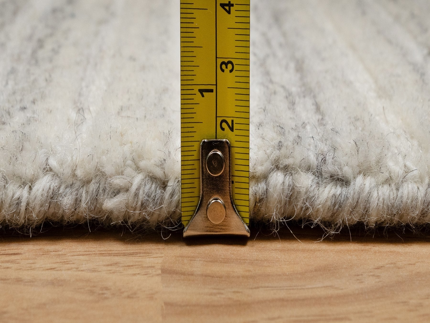 Modern / Contemporary hand-knotted wool runner in Beige, 2'6" x 10'0", SKU O090717