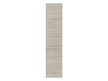 Modern / Contemporary hand-knotted wool runner in Beige, 2'7" x 11'10", SKU O090719