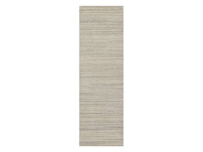 Modern / Contemporary hand-knotted wool runner in Beige, 2'5" x 8'0", SKU O090720