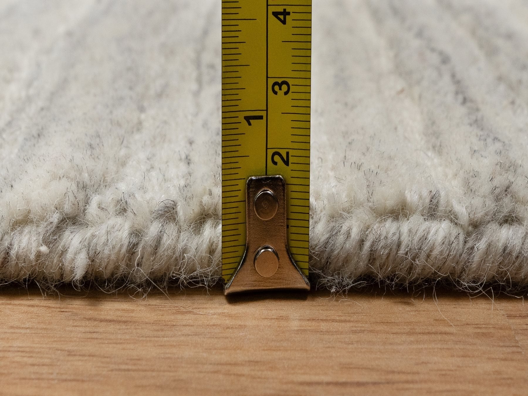 Modern / Contemporary hand-knotted wool runner in Beige, 2'5" x 8'0", SKU O090720