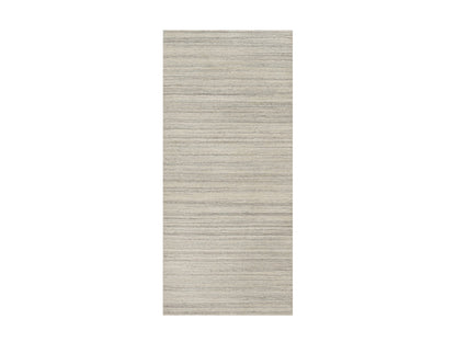 Beige 2'8" x 6'0" Modern and Contemporary Handloom Wool Rug - Sku: O090722