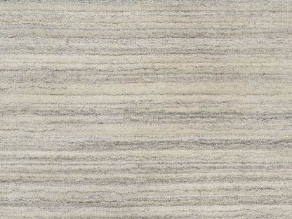 Beige 2'8" x 6'0" Modern and Contemporary Handloom Wool Rug - Sku: O090722