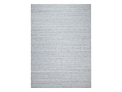 Grey 10'0" x 13'10" Modern / Contemporary Handloom Wool Rug - Sku: O090730