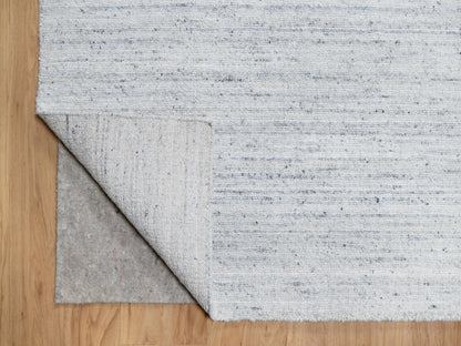 Grey 10'0" x 13'10" Modern / Contemporary Handloom Wool Rug - Sku: O090730
