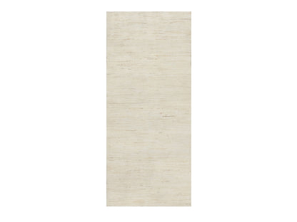 Ivory 2'6" x 5'10" Modern and Contemporary Hand knotted Wool Rug - Sku: O090772