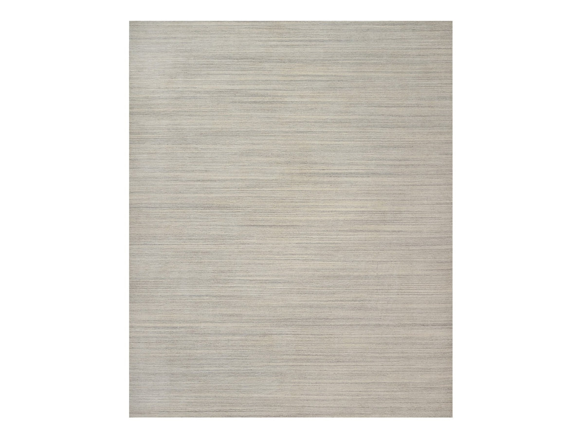 Modern / Contemporary hand-knotted wool rug in Beige, 12'0" x 14'8", SKU O090790