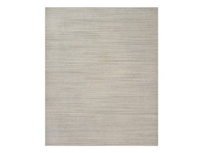 Modern / Contemporary hand-knotted wool rug in Beige, 12'0" x 14'8", SKU O090790