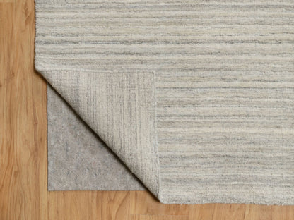 Modern / Contemporary hand-knotted wool rug in Beige, 12'1" x 17'7", SKU O090791