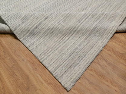 Modern / Contemporary hand-knotted wool rug in Beige, 12'1" x 17'7", SKU O090791