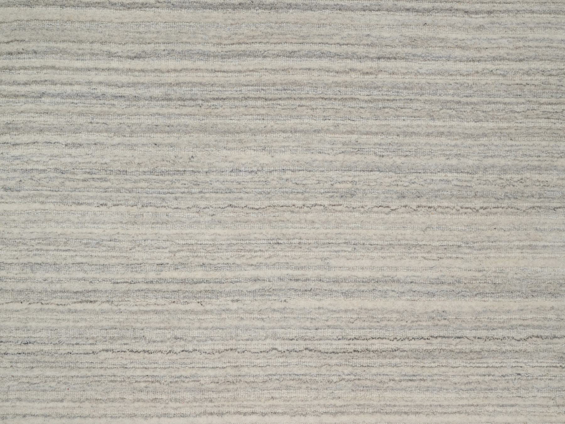 Modern / Contemporary hand-knotted wool rug in Beige, 12'1" x 17'7", SKU O090791