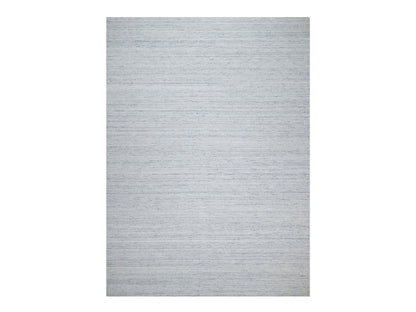 Grey 10'0" x 13'10" Modern / Contemporary Handloom Wool Rug - Sku: O090798