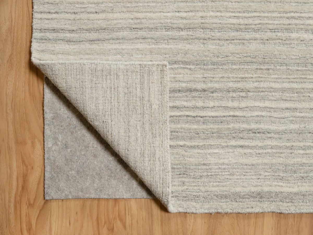 Modern / Contemporary hand-knotted wool rug in Beige, 12'0" x 14'9", SKU O090799