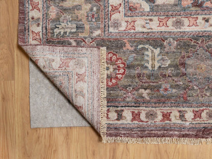 Red 12'0" x 15'2" Tribal Hand knotted Wool Rug - Sku: O090824
