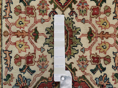 Ivory 2'8" x 28'1" Heriz Hand knotted Wool Rug - Sku: O090927