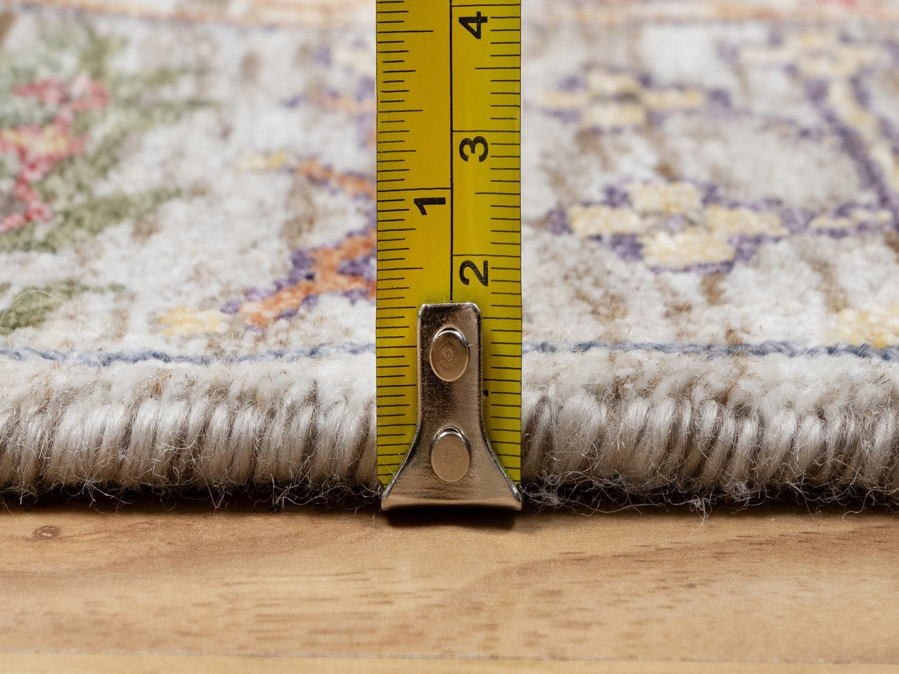 Transitional hand-knotted wool/silk runner in Beige, 2'6" x 23'10", SKU O090963
