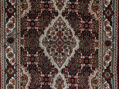 Red 2'0" x 3'0" Traditional Hand knotted Wool Rug - Sku: O090994
