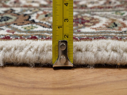Ivory 2'10" x 8'0" Fine Oriental Hand knotted Wool Rug - Sku: O091025
