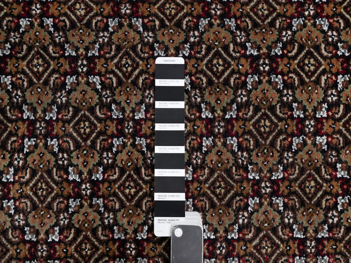 Tabriz Traditional hand-knotted wool rug in Black, 11'8" x 15'2", SKU O091056