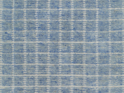 Modern / Contemporary hand-knotted wool rug in Blue, 2'4" x 3'0", SKU O091072