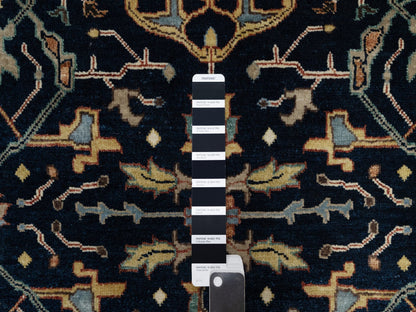 Heriz Traditional hand-knotted wool rug in Blue, 3'1" x 5'2", SKU O091101
