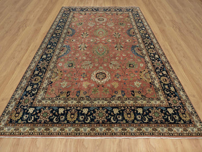 Red 9'0" x 12'2" Traditional Hand knotted Wool Rug - Sku: O091102