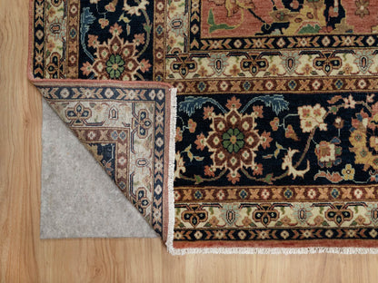 Red 9'0" x 12'2" Traditional Hand knotted Wool Rug - Sku: O091102