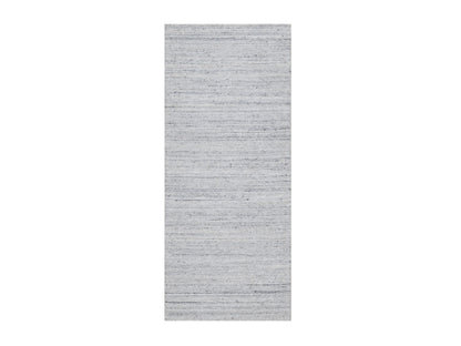 Modern / Contemporary hand-knotted wool runner in Ivory, 2'6" x 6'0", SKU O091185