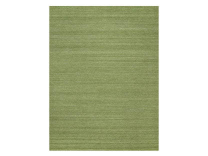 Modern / Contemporary hand-knotted wool rug in Green, 9'1" x 12'0", SKU O091189