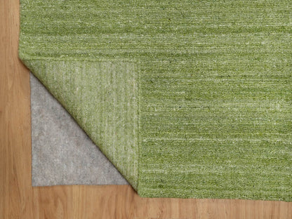 Modern / Contemporary hand-knotted wool rug in Green, 9'1" x 12'0", SKU O091189