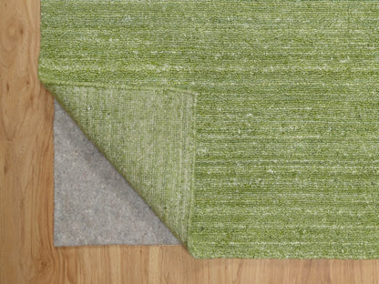 Modern / Contemporary hand-knotted wool rug in Green, 8'1" x 10'0", SKU O091194