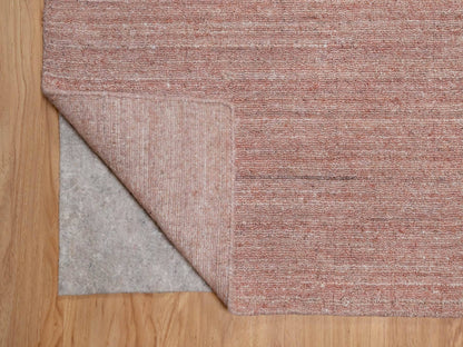 Pink 9'0" x 12'0" Modern and Contemporary Handloom Wool Rug - Sku: O091196