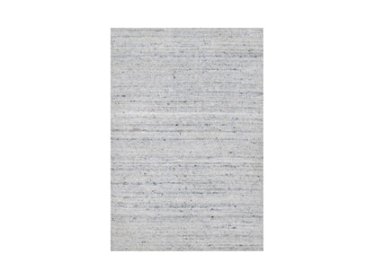 Ivory 2'0" x 3'0" Modern and Contemporary Handloom Wool Rug - Sku: O091202