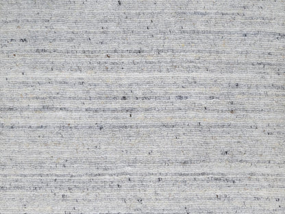 Ivory 2'0" x 3'0" Modern and Contemporary Handloom Wool Rug - Sku: O091203