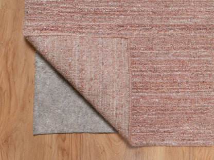 Pink 2'0" x 3'0" Modern / Contemporary Handloom Wool Rug - Sku: O091206