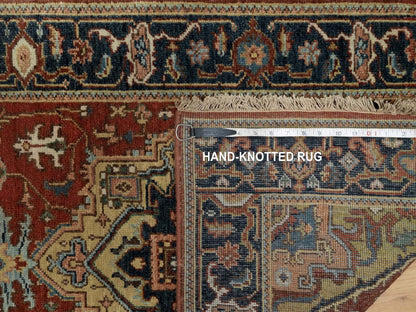 Red 2'6" x 8'0" Traditional Hand knotted Wool Rug - Sku: O091240