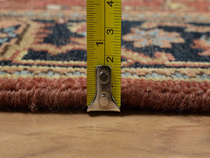 Red 2'8" x 7'11" Traditional Hand knotted Wool Rug - Sku: O091244