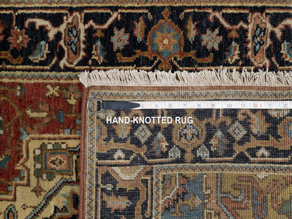 Red 2'7" x 7'11" Traditional Hand knotted Wool Rug - Sku: O091263
