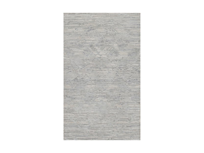 Grey 3'0" x 5'3" Modern / Contemporary Hand knotted Wool Rug - Sku: O091269