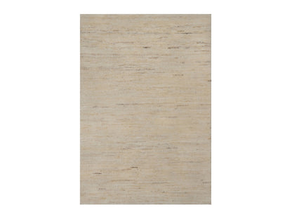 Gabbeh Modern / Contemporary hand-knotted wool rug in Ivory, 2' x 3' — SKU O091295