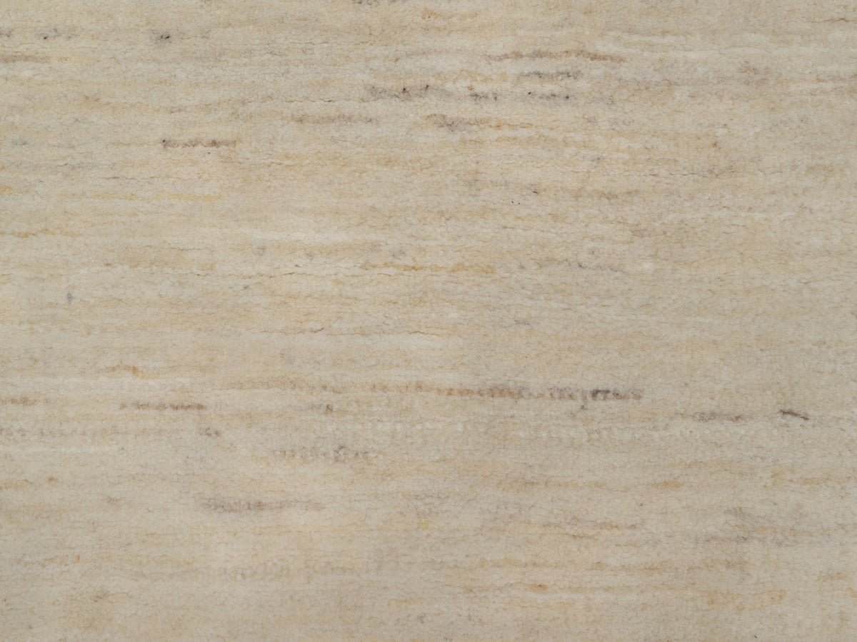 Gabbeh Modern / Contemporary hand-knotted wool rug in Ivory, 2' x 3' — SKU O091295 (view 5)