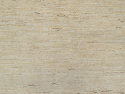 Gabbeh Modern / Contemporary hand-knotted wool rug in Ivory, 6'4" x 9'9" — SKU O091302 (view 8)