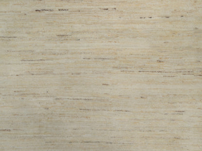 Gabbeh Modern / Contemporary hand-knotted wool rug in Ivory, 6'11" x 7'1" — SKU O091303 (view 5)