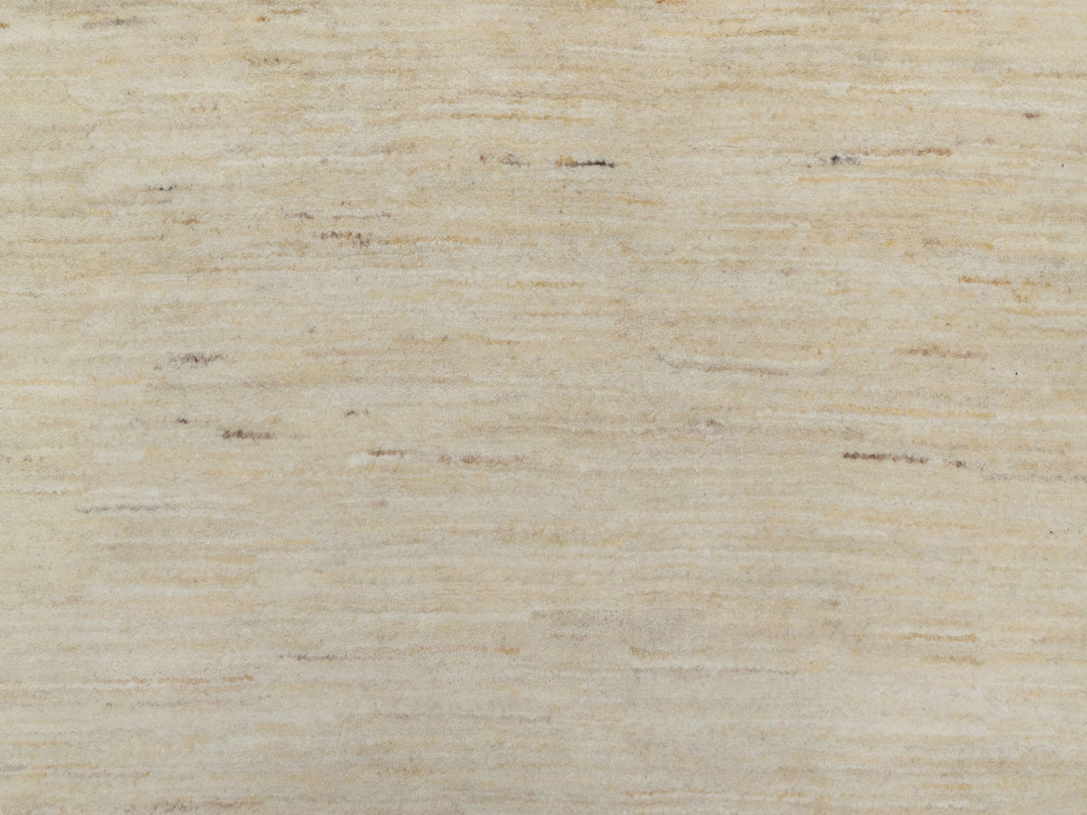 Gabbeh Modern / Contemporary hand-knotted wool rug in Ivory, 9'10" x 9'10" — SKU O091307 (view 8)