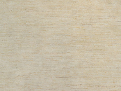 Gabbeh Modern / Contemporary hand-knotted wool rug in Ivory, 7'9" x 7'9" — SKU O091308 (view 8)