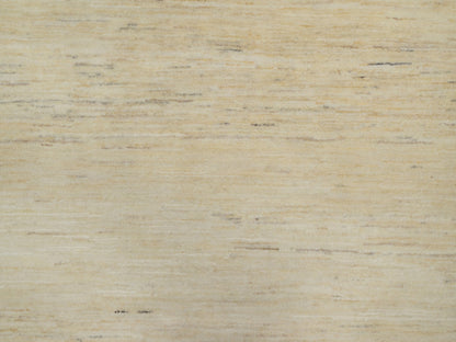 Gabbeh Modern / Contemporary hand-knotted wool rug in Ivory, 5' x 6'5" — SKU O091337 (view 5)