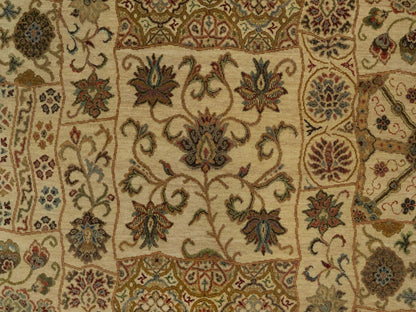 Brown 5'0" x 8'2" Modern / Contemporary Hand knotted Wool Rug - Sku: O091362
