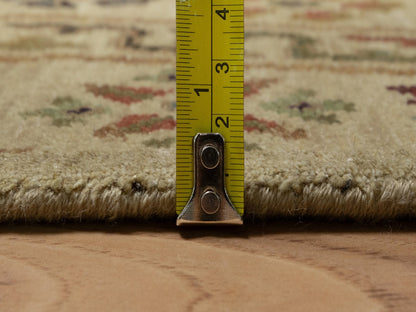 Brown 5'0" x 8'2" Modern / Contemporary Hand knotted Wool Rug - Sku: O091362