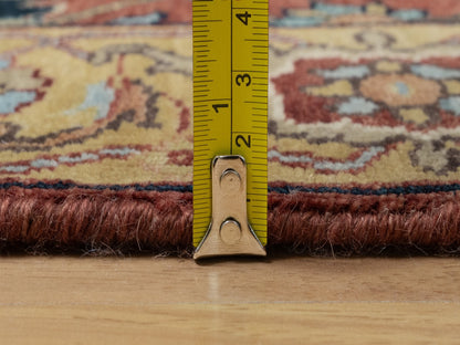 Heriz Heriz hand-knotted wool runner in Red & Gold, 2'8" x 14'1" — SKU O091387 (view 7)