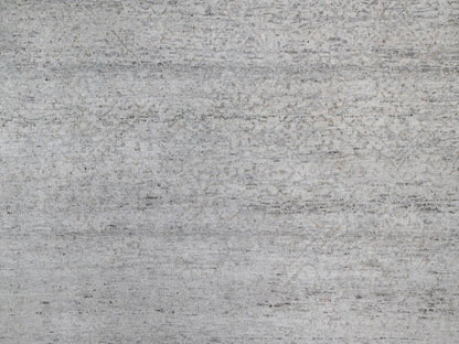 Modern / Contemporary hand-knotted wool rug in Gray, 8'1" x 10'2" — SKU O091409 (view 8)